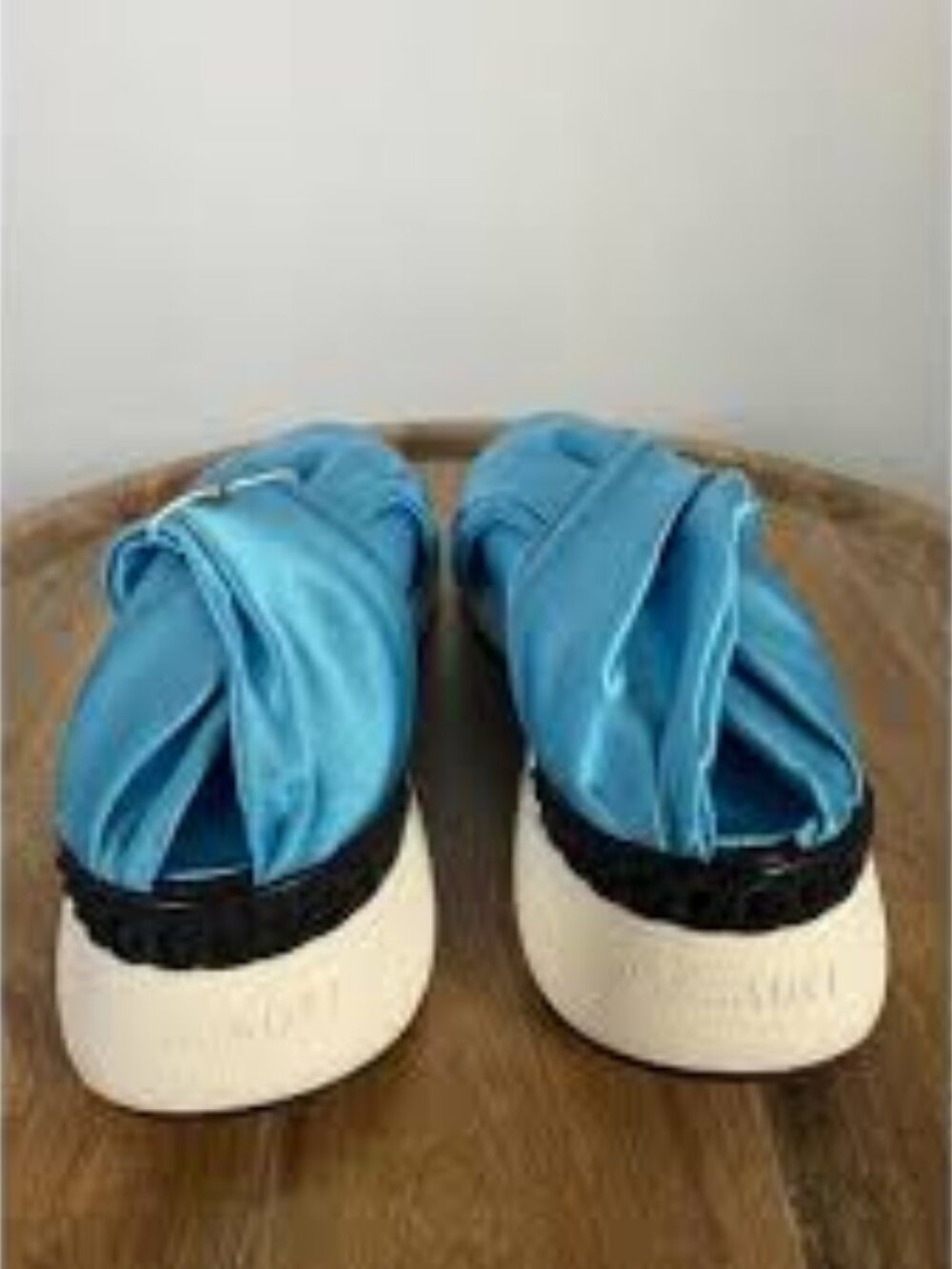 157-NIB CASADEI SATIN STRETCH SEMPLICE MARETTIMO SLIP-ON SUMMER SNEAKERS - Picture 8 of 8
